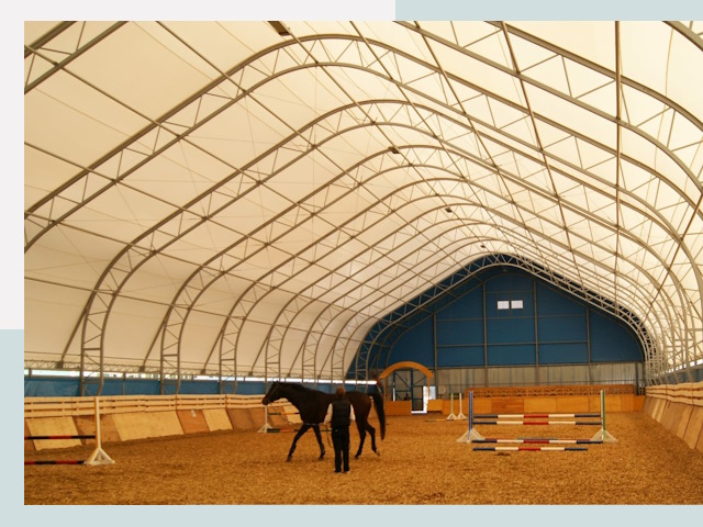 Строительство конных манежей в Черногорске