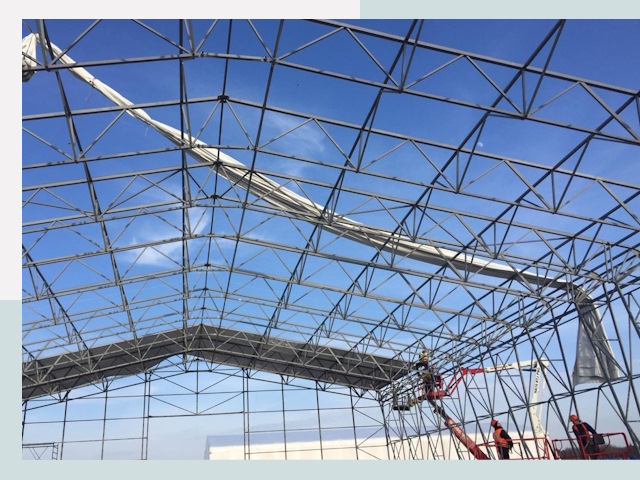 Шатровые ангары от 612 руб. в Черногорске и Республике Хакасия