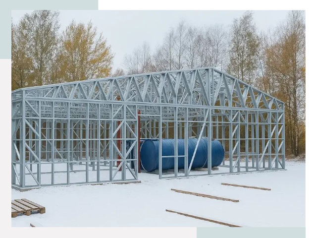 Металлические ангары в Черногорске