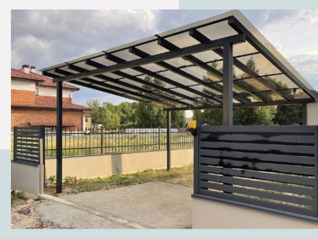 Металлические навесы в Черногорск от 612 руб. за м²