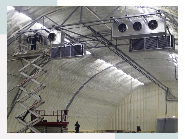 Оснащение ангаров в Черногорске