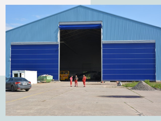 Ангарные ворота в Черногорск от СтальСтрой-Чрн по цене 612 руб.